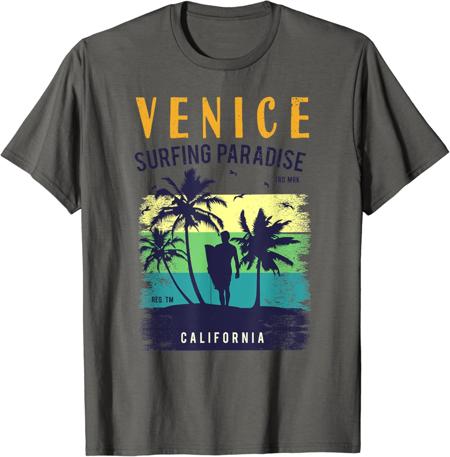 Surf California Venice Beach Shirt 70s 80s Venice CA